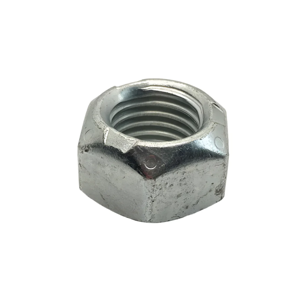 1 1/4-7in UNC Grade C Prevailing Torque All Steel Lock Nut Zinc Plated