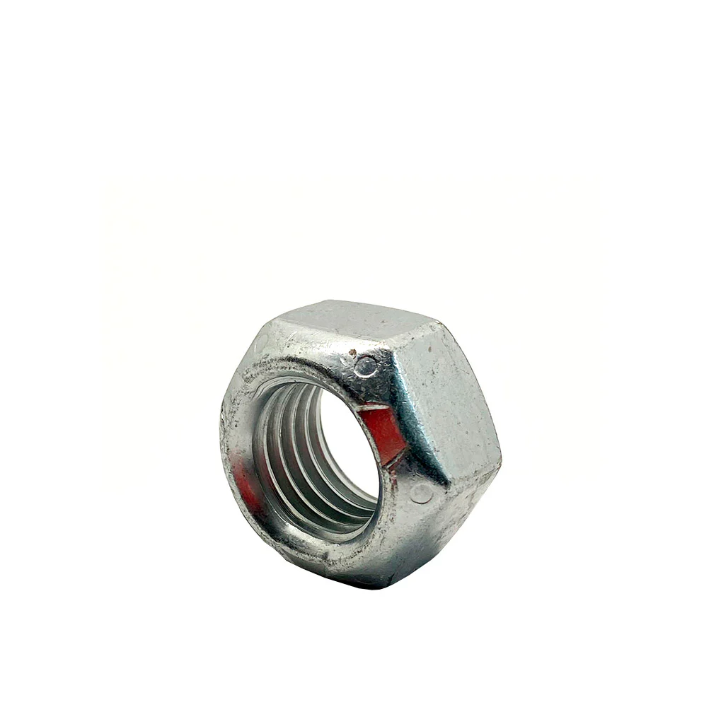 1-14in UNF Grade C Prevailing Torque All Steel Lock Nut Zinc Plated