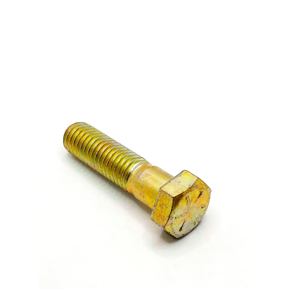 1/2-13 x 2in UNC Grade 8 Hex Cap Screw Yellow Zinc