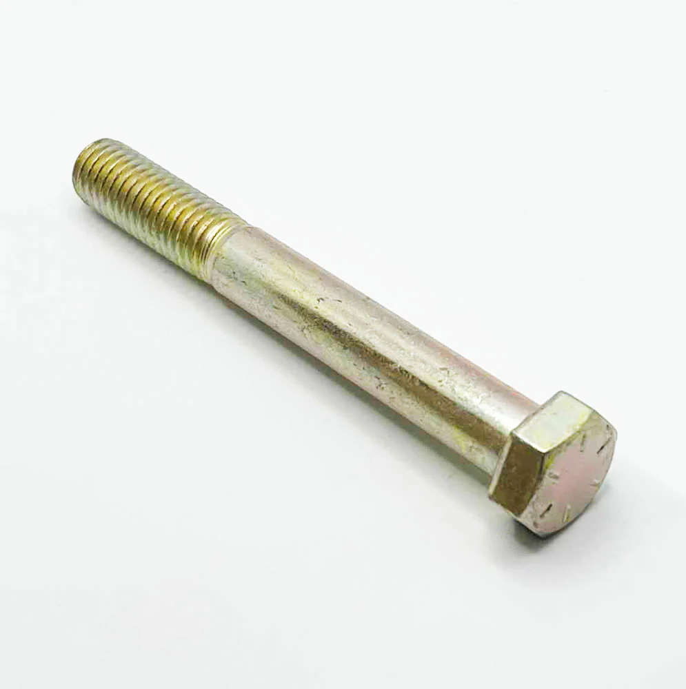 1/2-13 x 3-3/4in UNC Grade 8 Hex Cap Screw Yellow Zinc