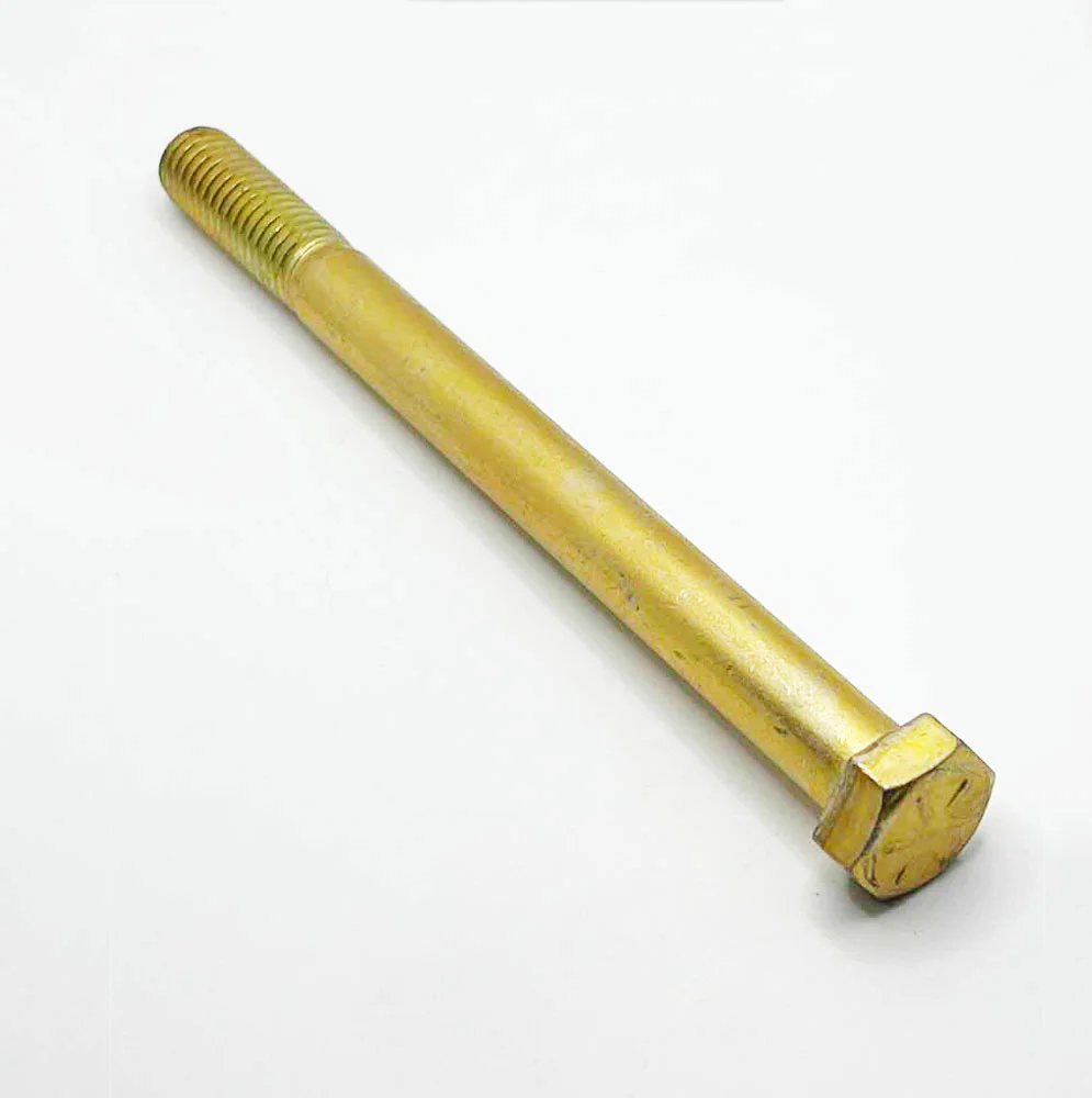 1/2-13 x 6-1/2in UNC Grade 8 Hex Cap Screw Yellow Zinc