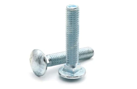 1/2-13 X 3-1/2in UNC Grade 2 Full Thread Carriage Bolt Clear Zinc