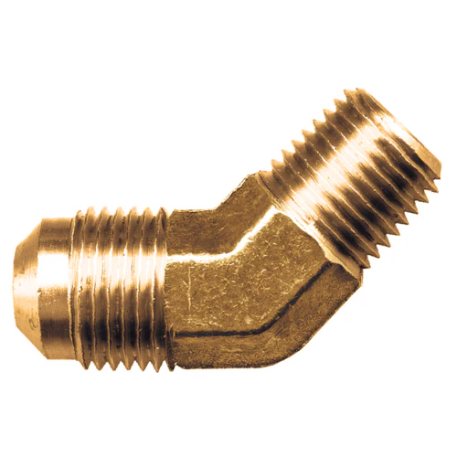1/2-3/8 45 Degree Elbow Brass
