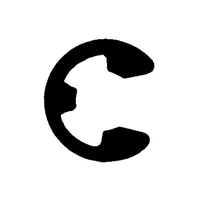 1/2in External E Type Retaining Ring