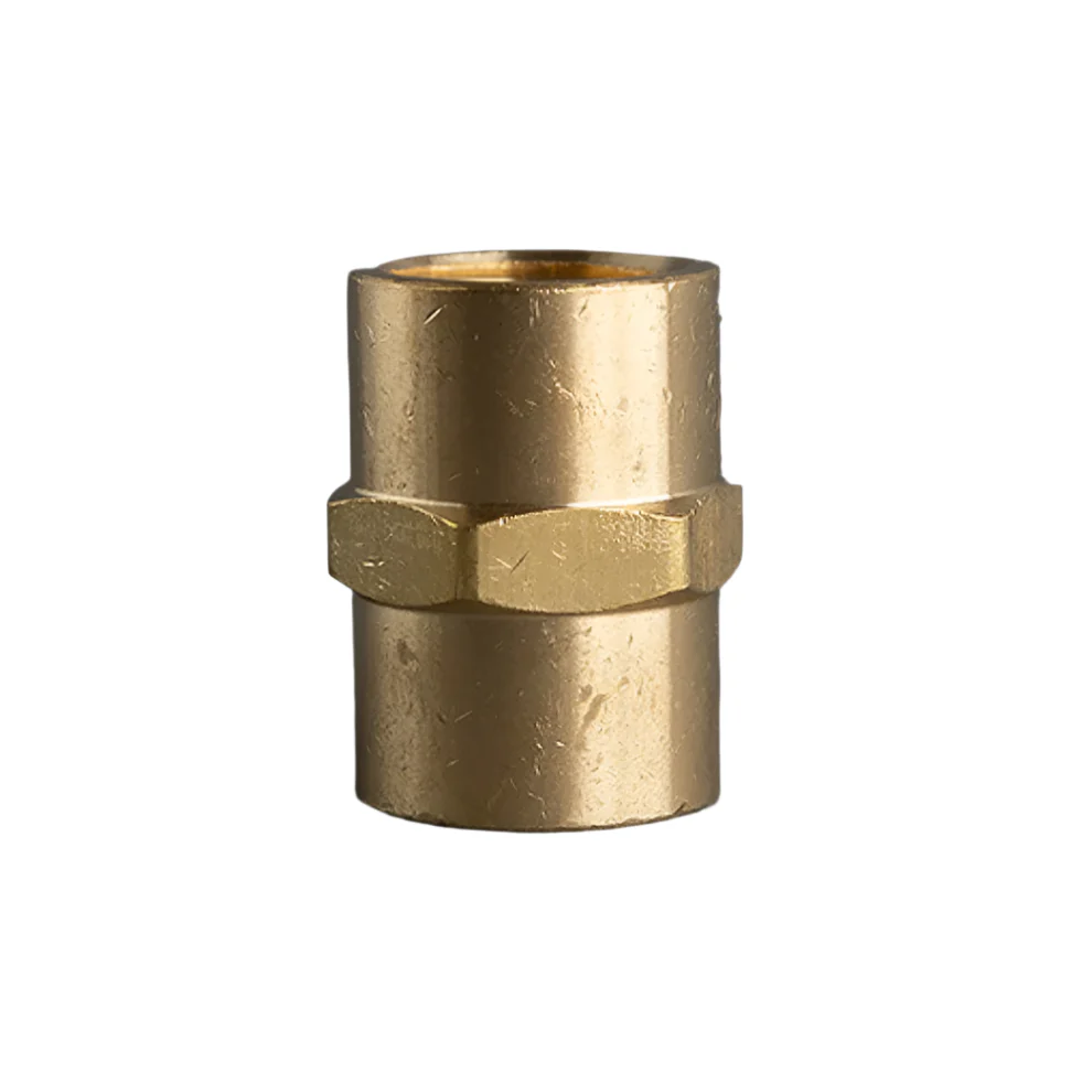 1/2in Heavy Pipe Brass Coupling