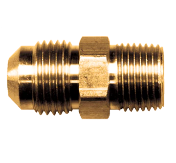 1/2 Tube to 1/2 Male Pipe 37 Degree Flare Connector Brass