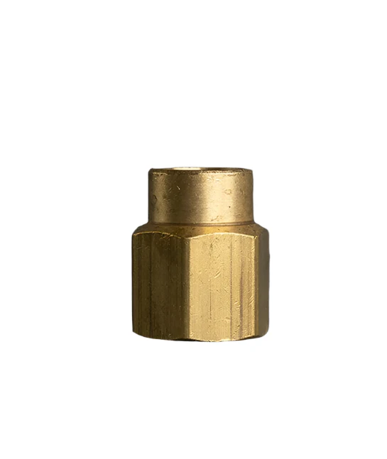1/2in to 3/8in Brass Reducing Coupling