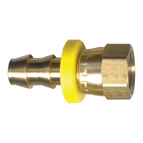 1/4 Hose to 1/4 Tube 37 Degree JIC Female Swivel Flare Hose Barb