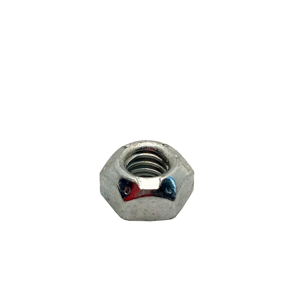 1/4-20in UNC Grade C Prevailing Torque All Steel Lock Nut Zinc Plated