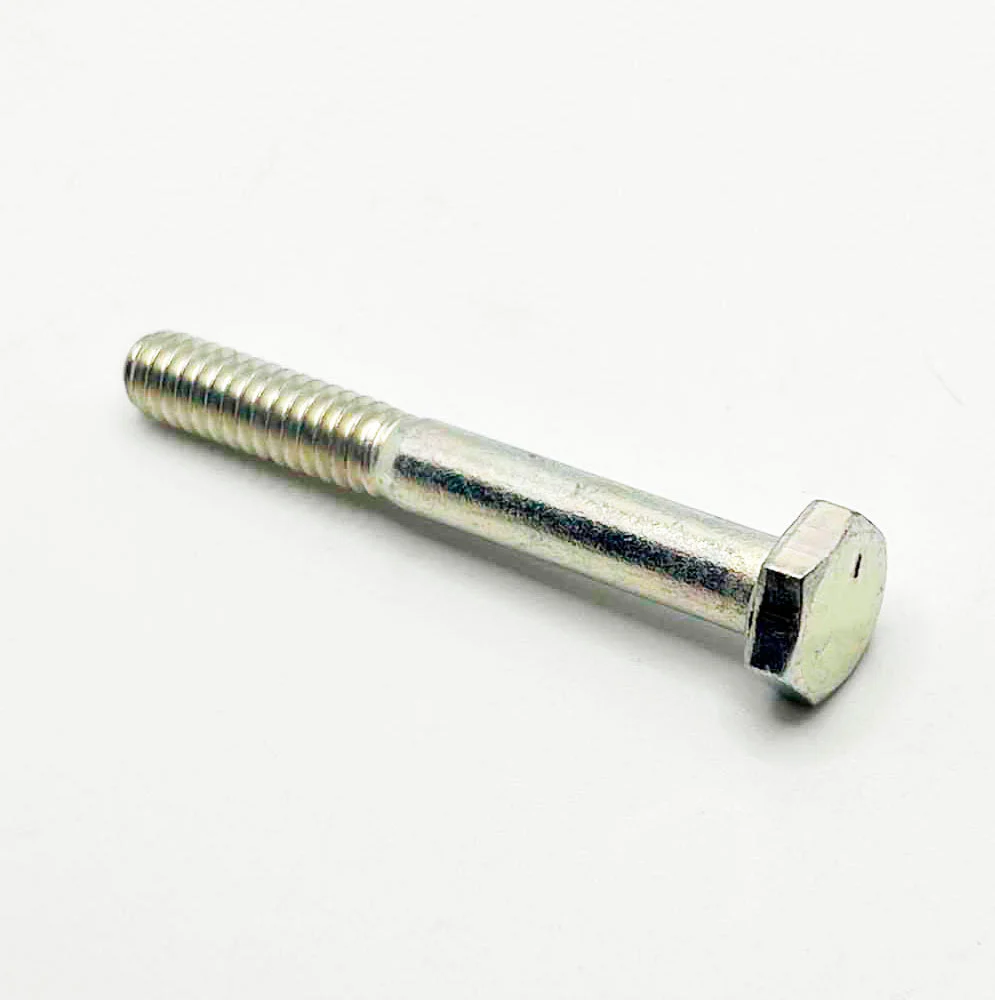 1/4-20 x 2 1/4in UNC Grade 5 Hex Cap Screw Clear Zinc
