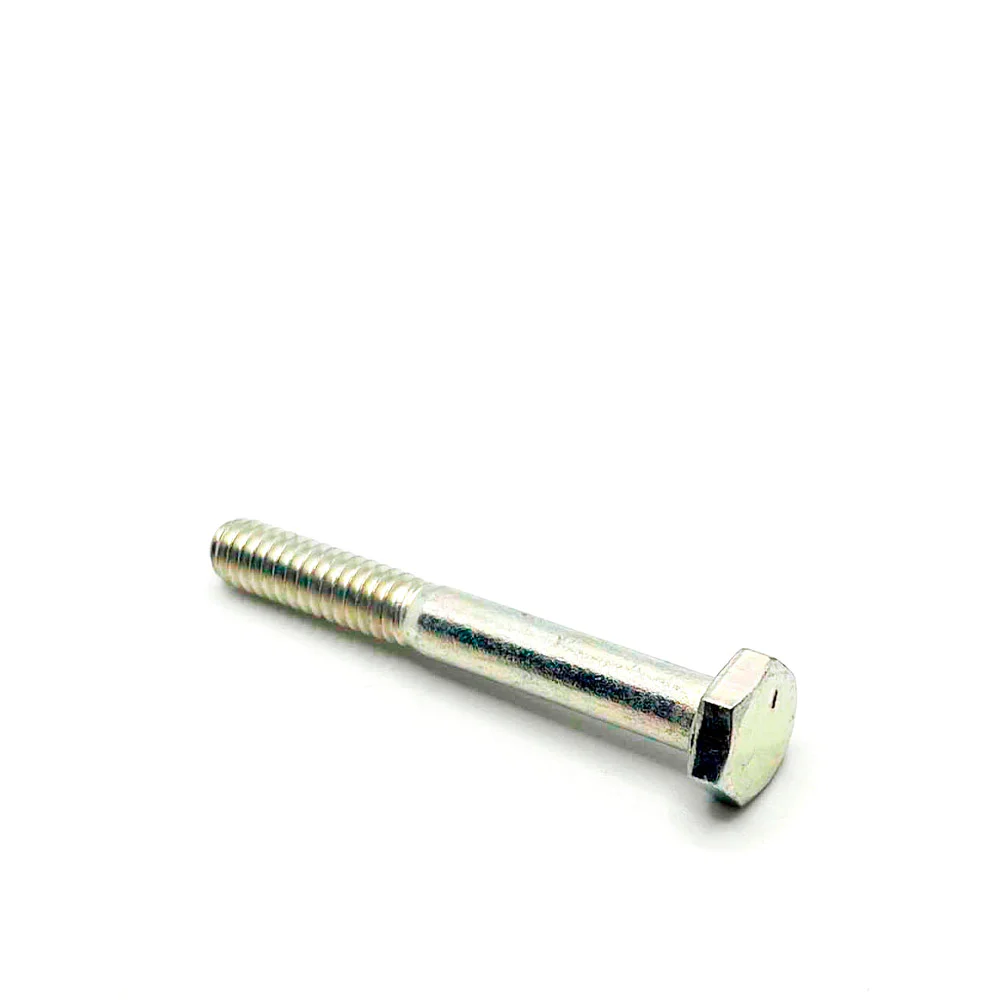 1/4-20 x 2in UNC Grade 5 Hex Cap Screw Clear Zinc