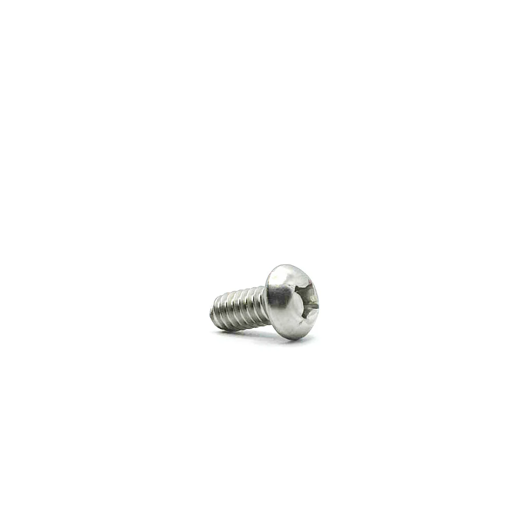1/4-20 x 1/2in UNC Stainless Steel Phillips Round Machine Screw