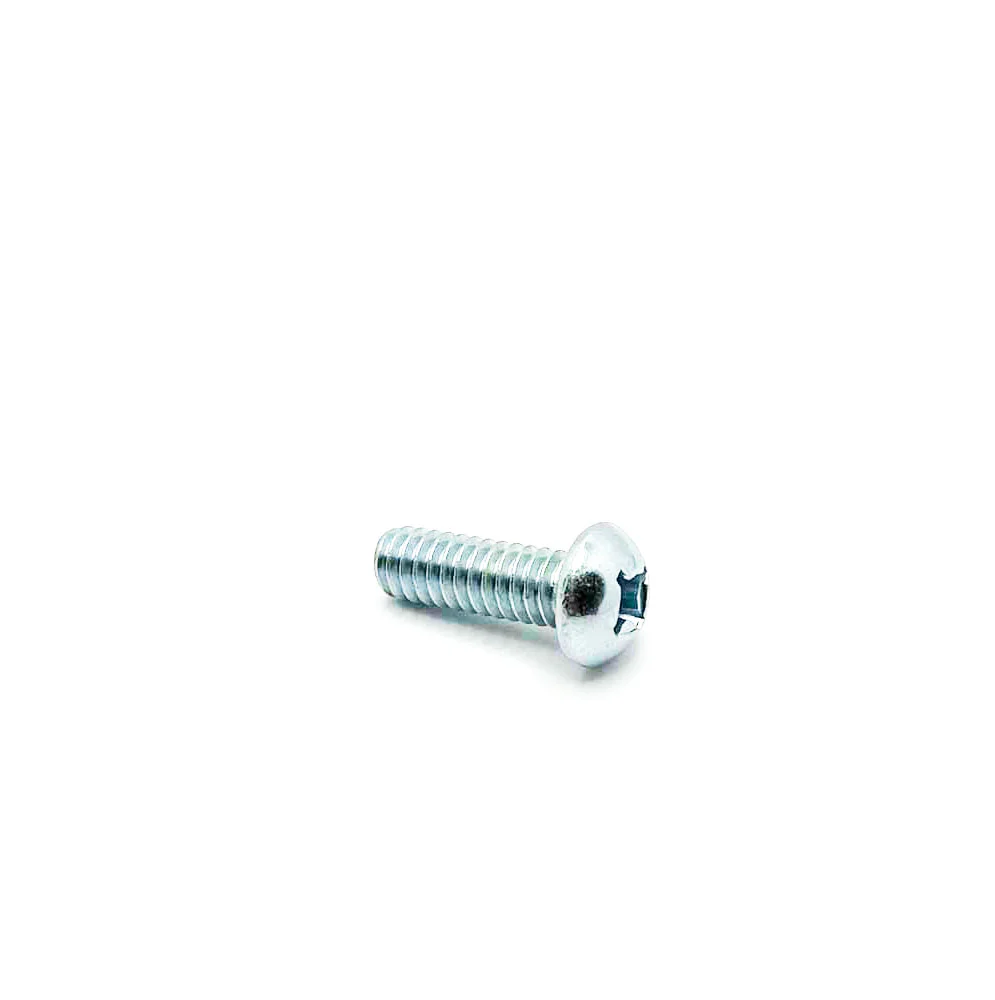 1/4-20 x 3/4in UNC Phillips Round Machine Screw Clear Zinc