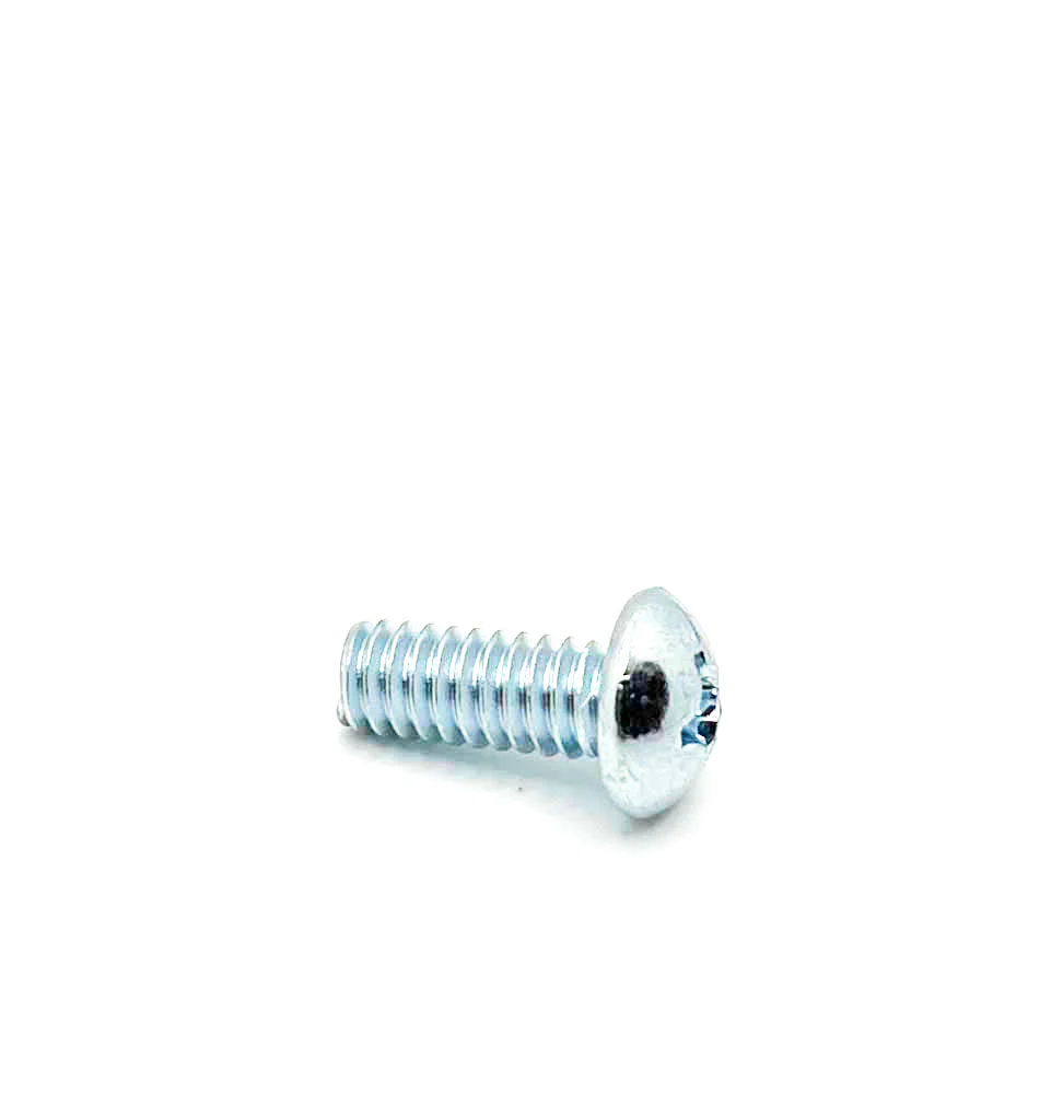 1/4-20 x 5/8in UNC Phillips Round Machine Screw Clear Zinc