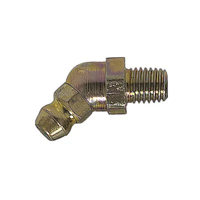 1/4-28 45 Degree Grease Fitting thread length .30, overall length 1"