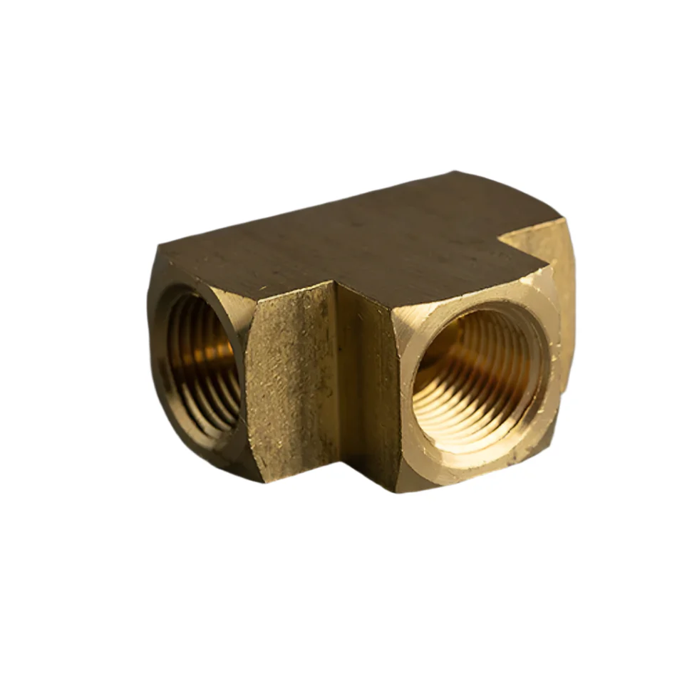 1/4in Brass Extruded Tee