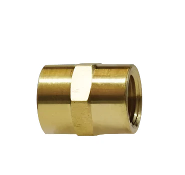 1/4in Pipe Brass Coupling