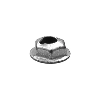1/4-20in Hex Washer Lock Nut Zinc