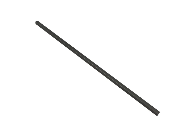 1/4 x 12" Square Key Stock Plain Finish