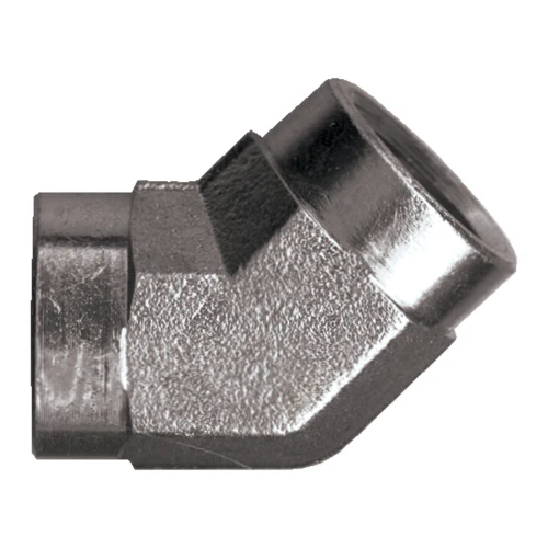 1"  45 Degree Female To Female Steel Elbow