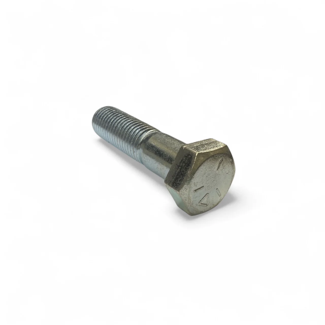 1-8 x 4in UNC Grade 5 Hex Cap Screw Clear Zinc