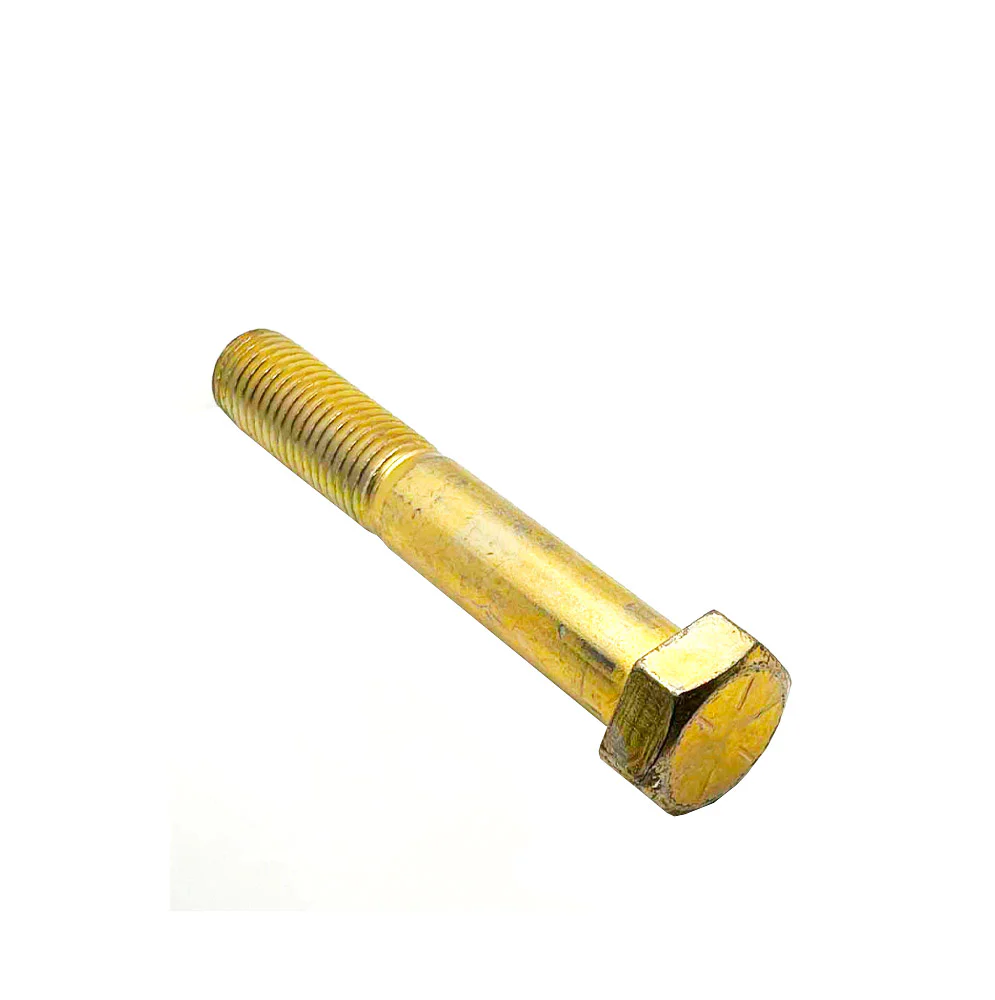 1-8 x 6in UNC Grade 8 Hex Cap Screw Yellow Zinc