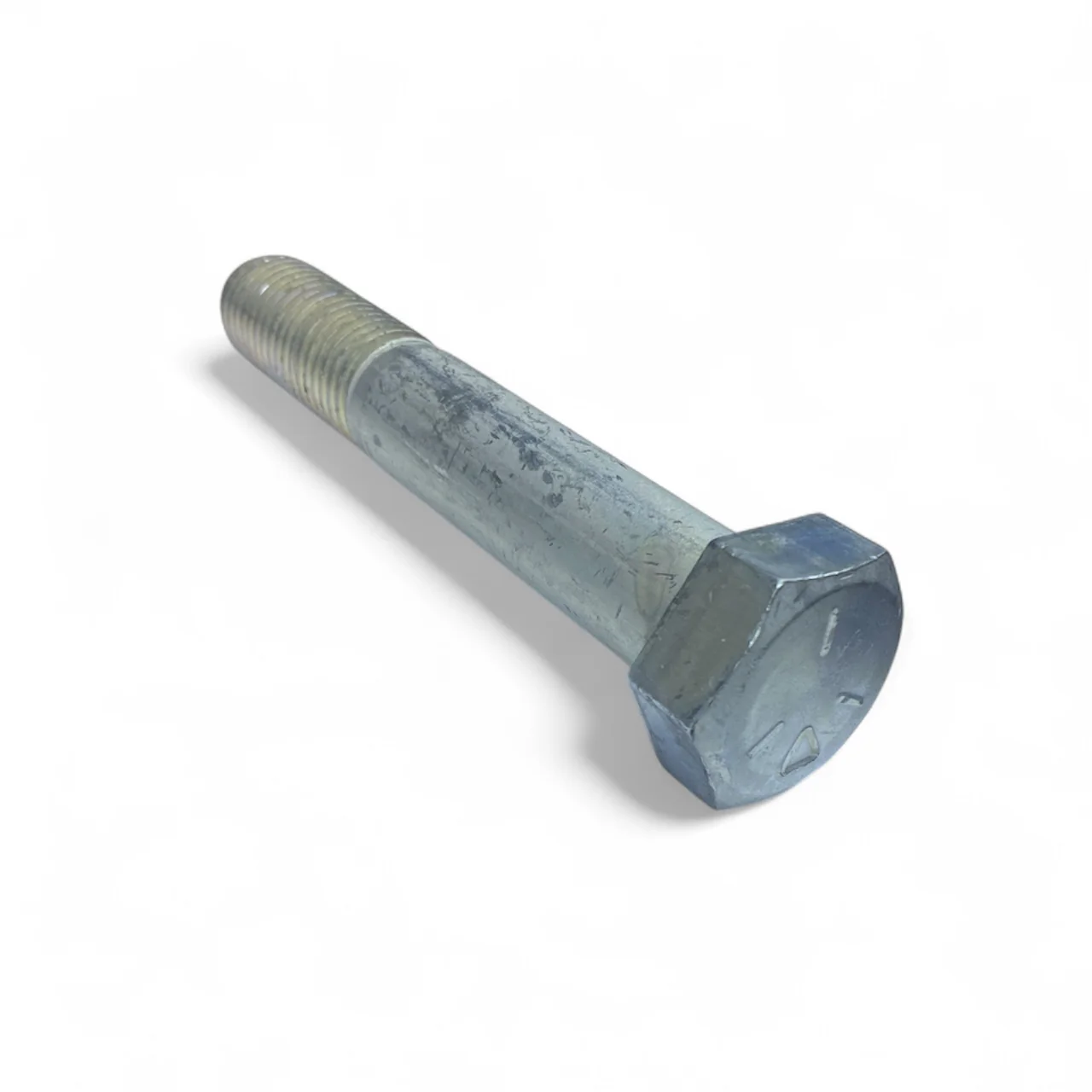 1-8 x 7in UNC Grade 5 Hex Cap Screw Clear Zinc