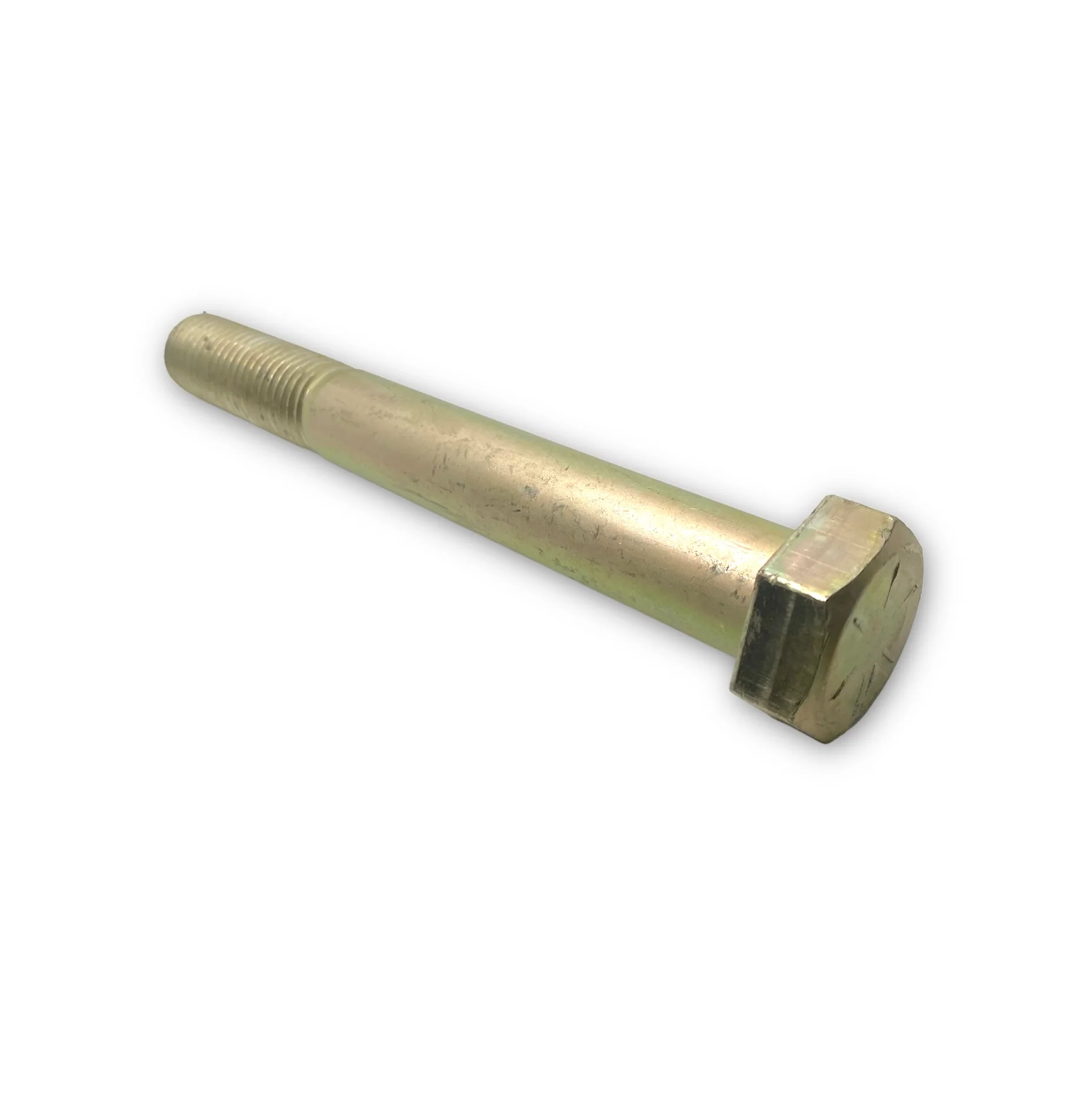 1-8 x 8in UNC Grade 8 Hex Cap Screw Yellow Zinc