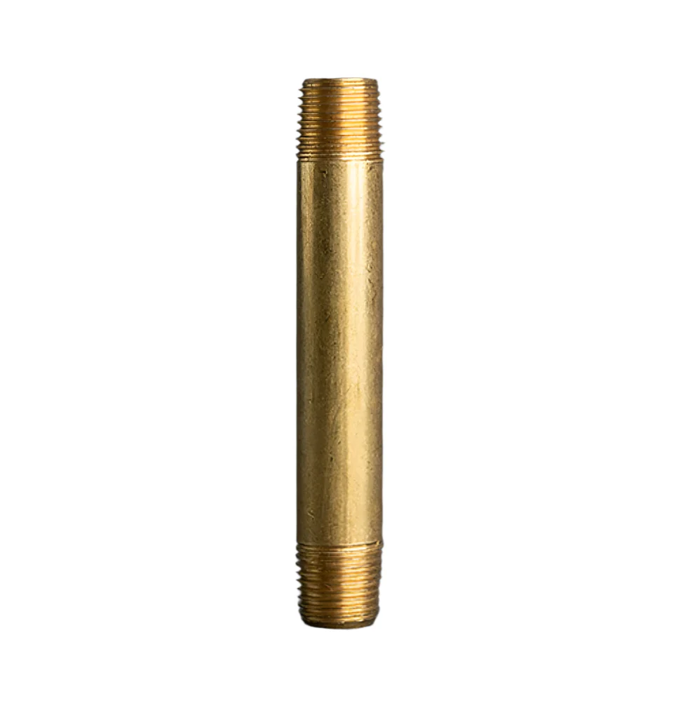 1/8in Pipe x 2-1/2in Brass Long Nipple