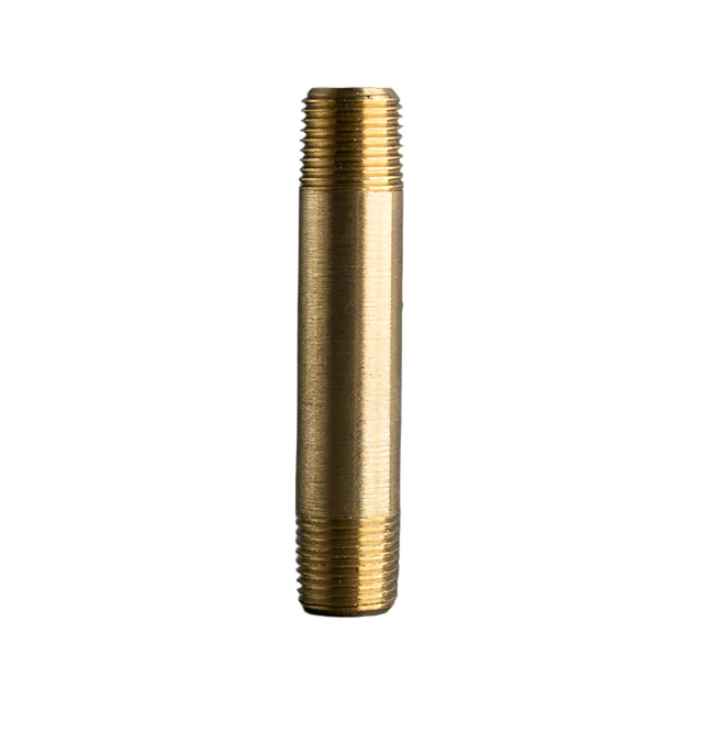 1/8in Pipe x 2in Brass Long Nipple