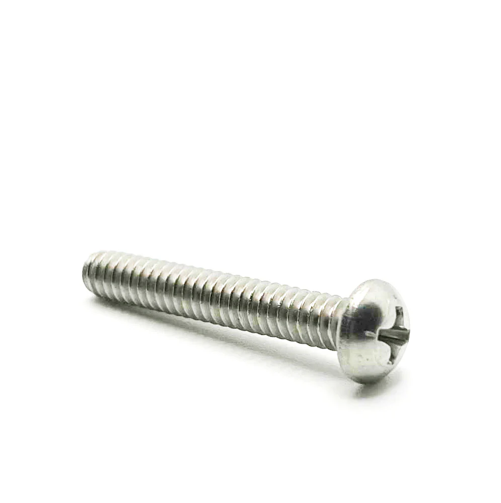 #10-24 x 1-1/4in UNC Stainless Steel Phillips Round Machine Screw