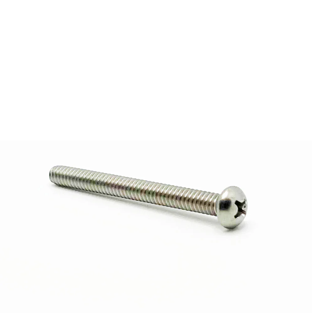 #10-24 x 2in UNC Stainless Steel Phillips Round Machine Screw