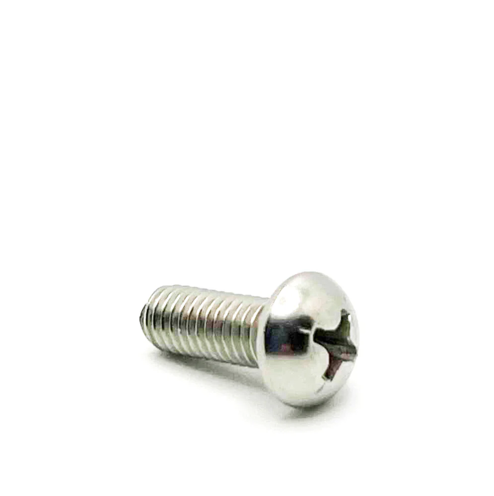 #10-32 x 1/2in UNF Stainless Steel Phillips Round Machine Screw