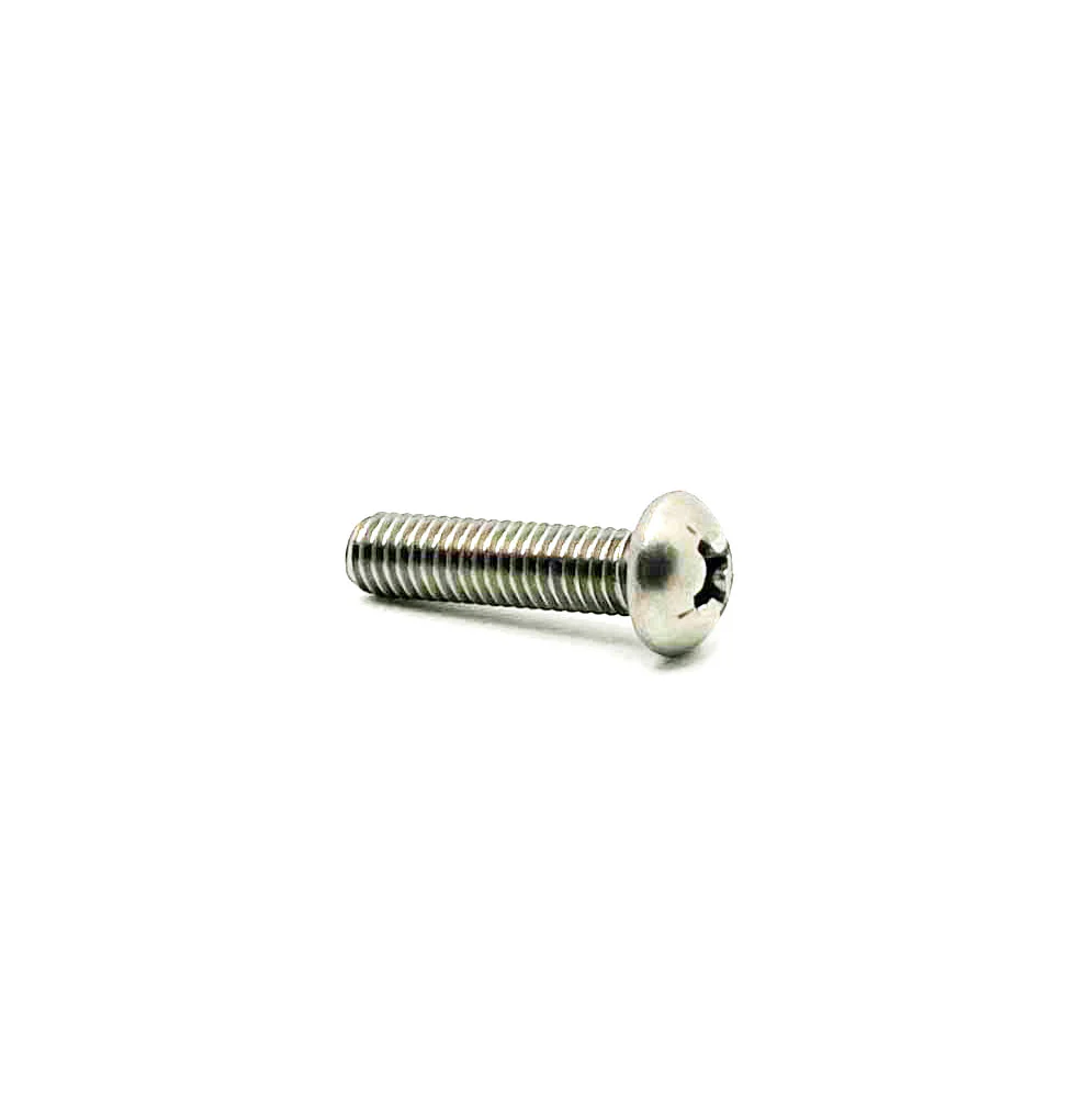 #10-32 x 3/4in UNF Stainless Steel Phillips Round Machine Screw