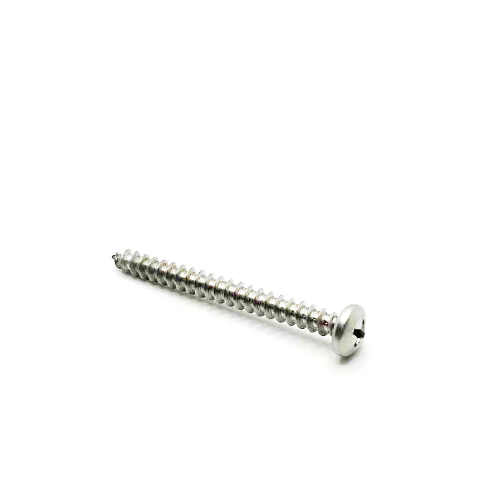 #10 x 2in Phillips Pan Tapping Screw Stainless Steel