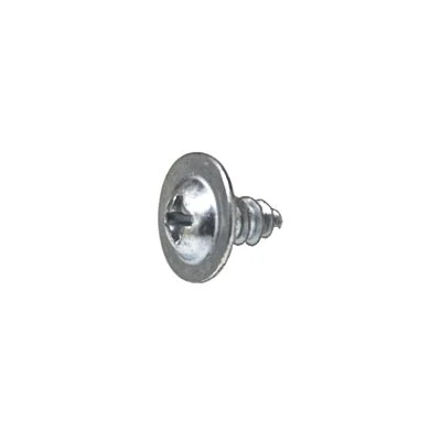 #10 x 3/8in Phillips Round Washer Head Tapping Screw Zinc