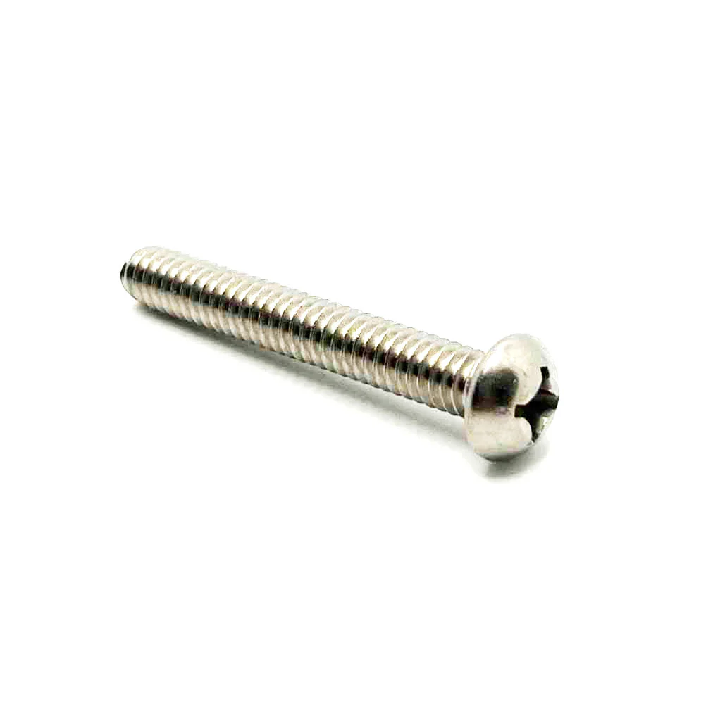 #12-24 x 1-1/2in UNC Stainless Steel Phillips Round Machine Screw
