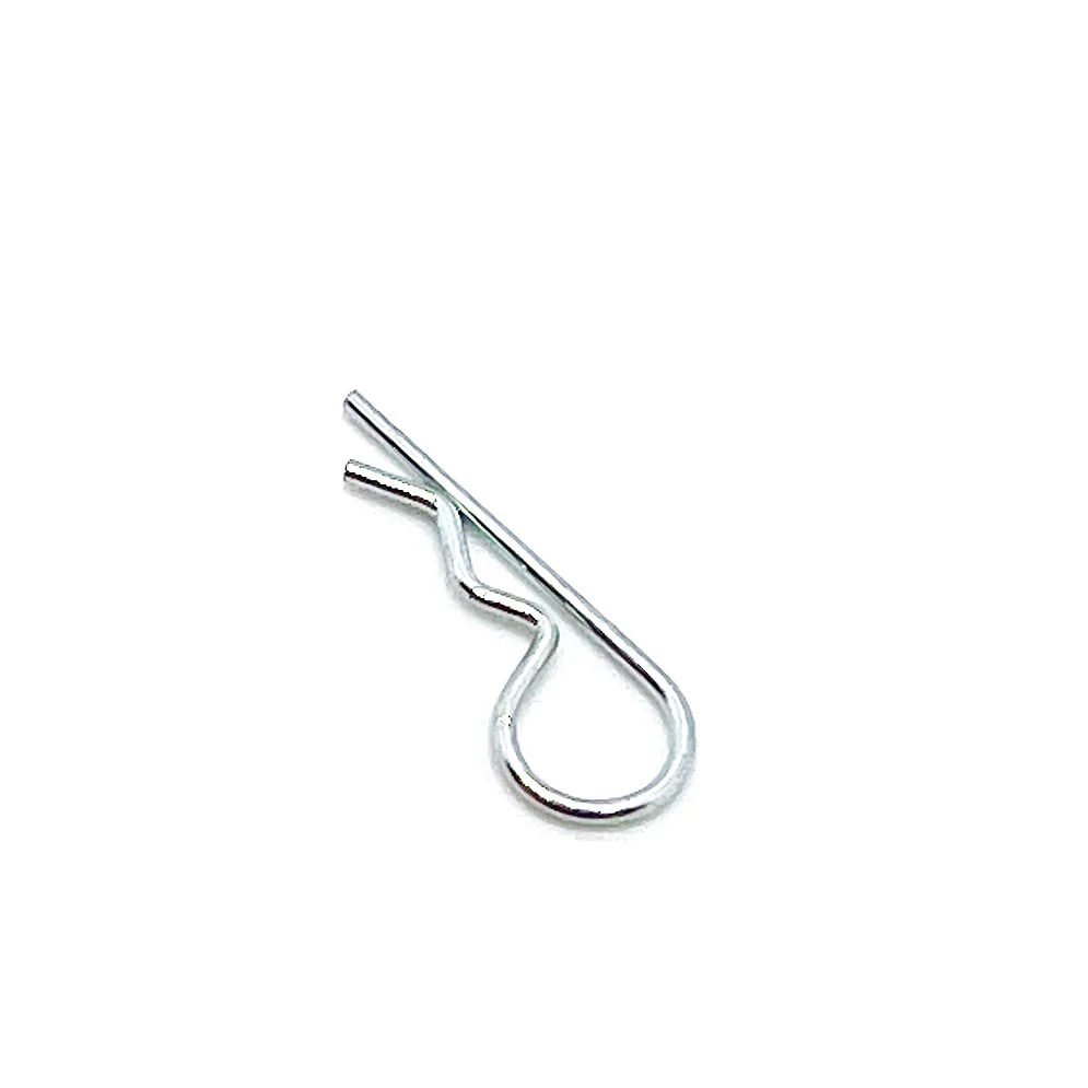 #12 Hair Pin Cotter Clear Zinc