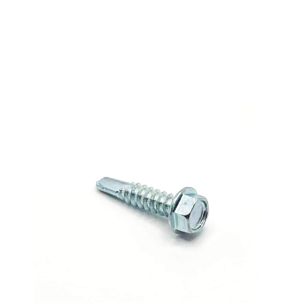 #12-14 x 1in Indent Hex Washer Tek Screw