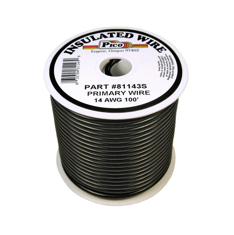 14ga Primary Wire Black