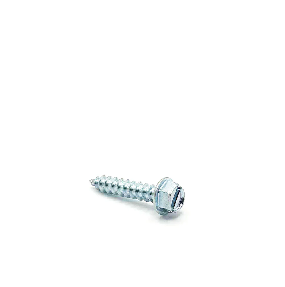 #14 x 1-1/4in Slotted Hex Washer Tapping Screw