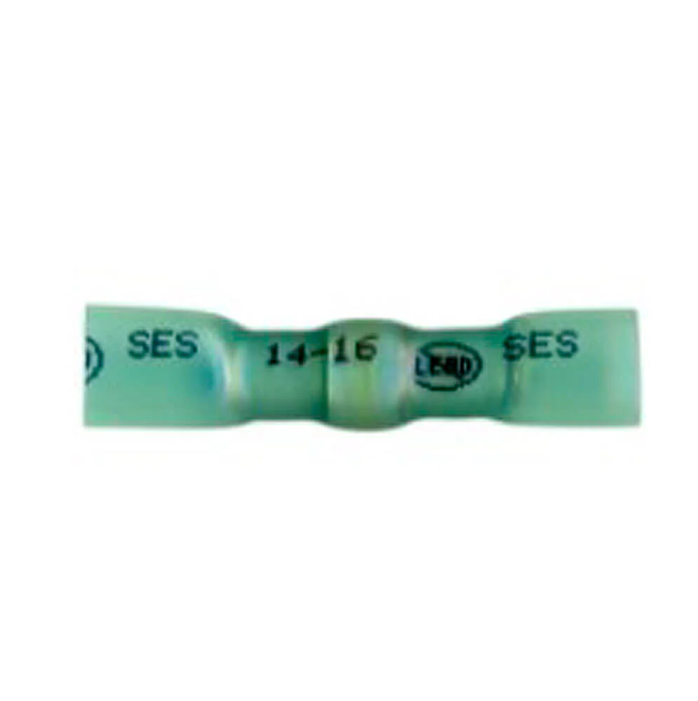 16-14 AWG Crimp/Solder Butt Blue Heat Shrink