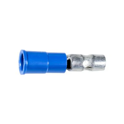 16 - 14 GAUGE .176 DIA BLUE MALE BULLET VINYL INSULATED