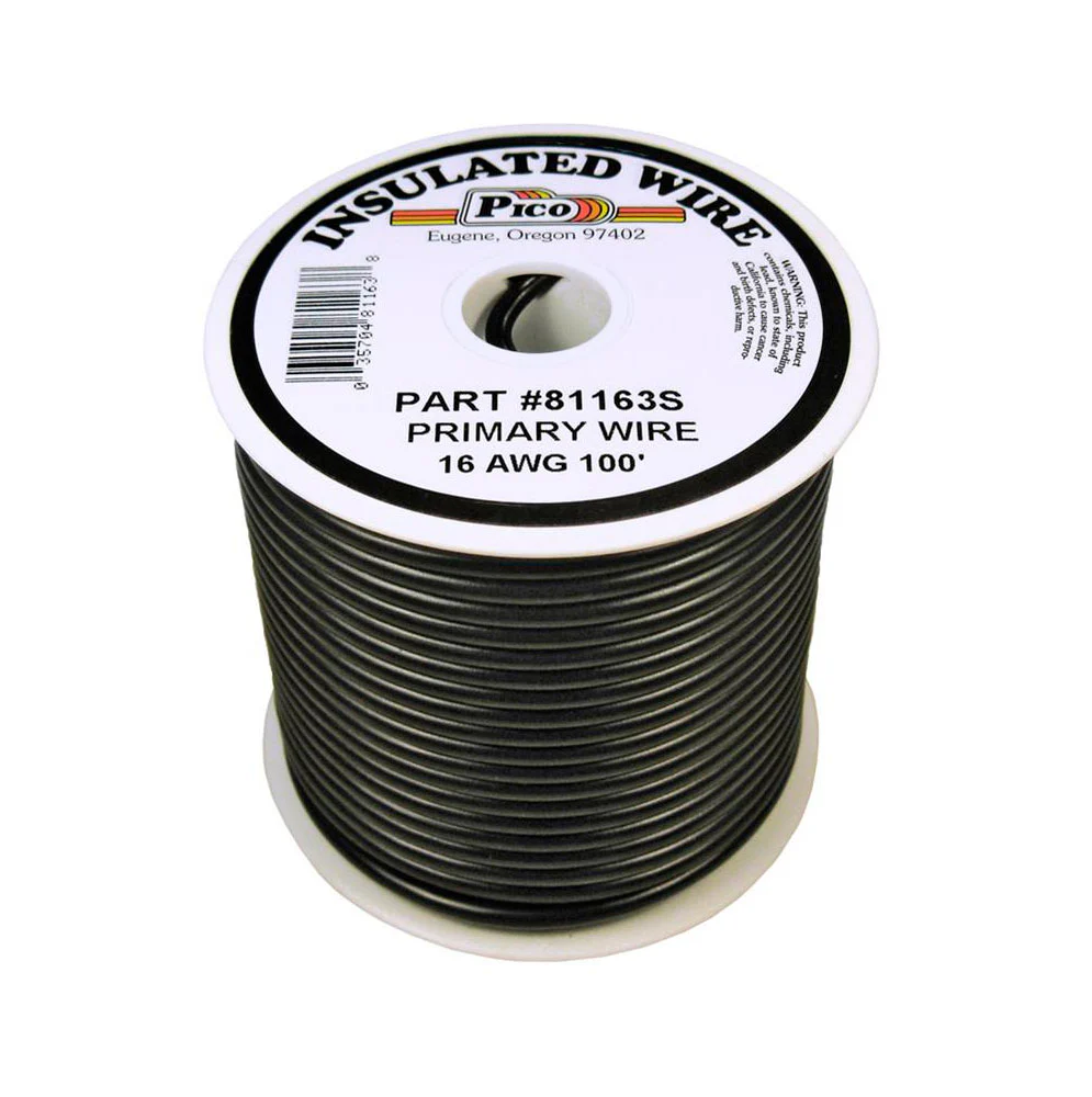 16ga Primary Wire Black
