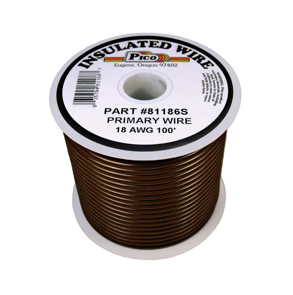 18ga Primary Wire Brown