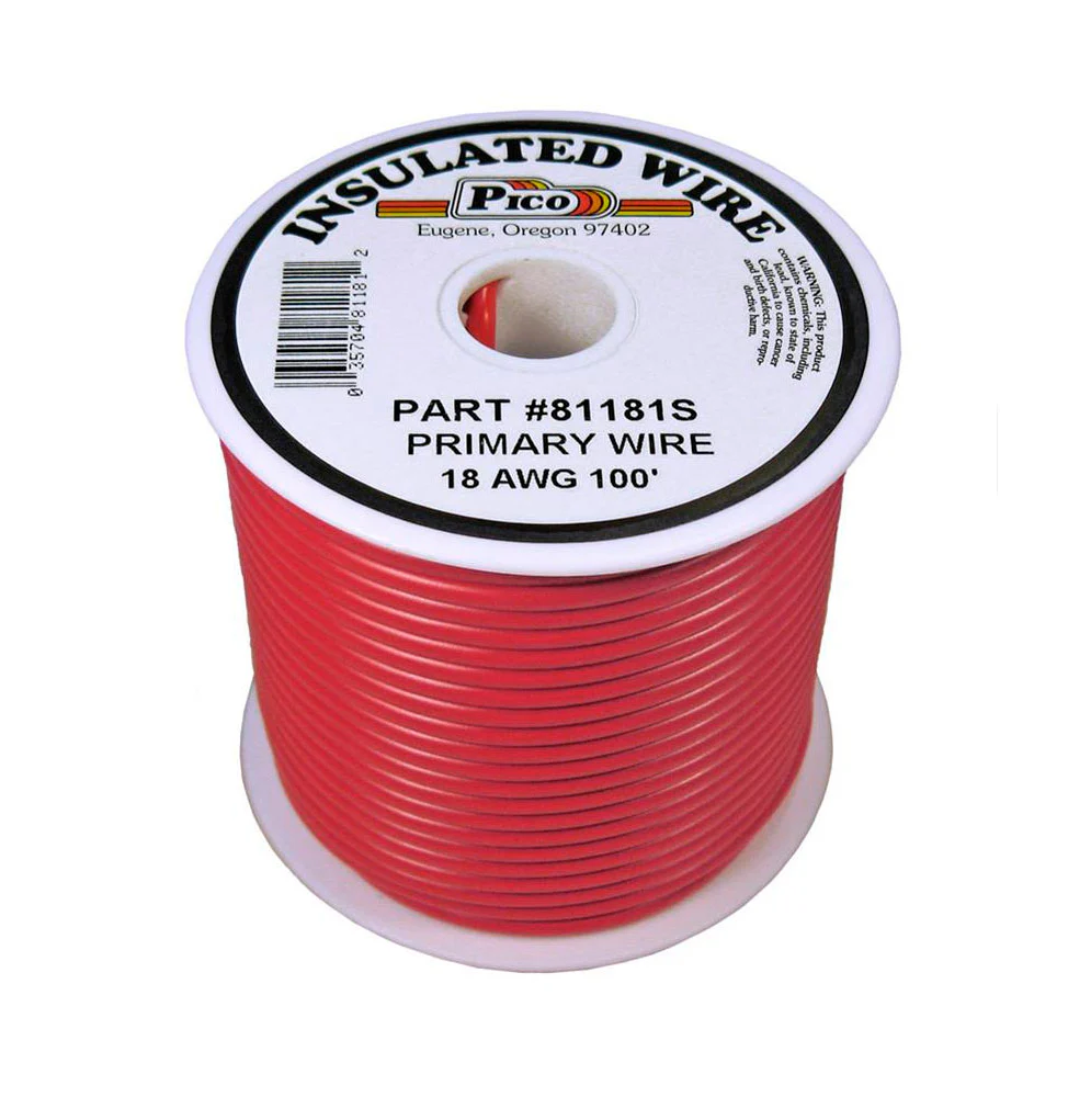 18ga Primary Wire Red