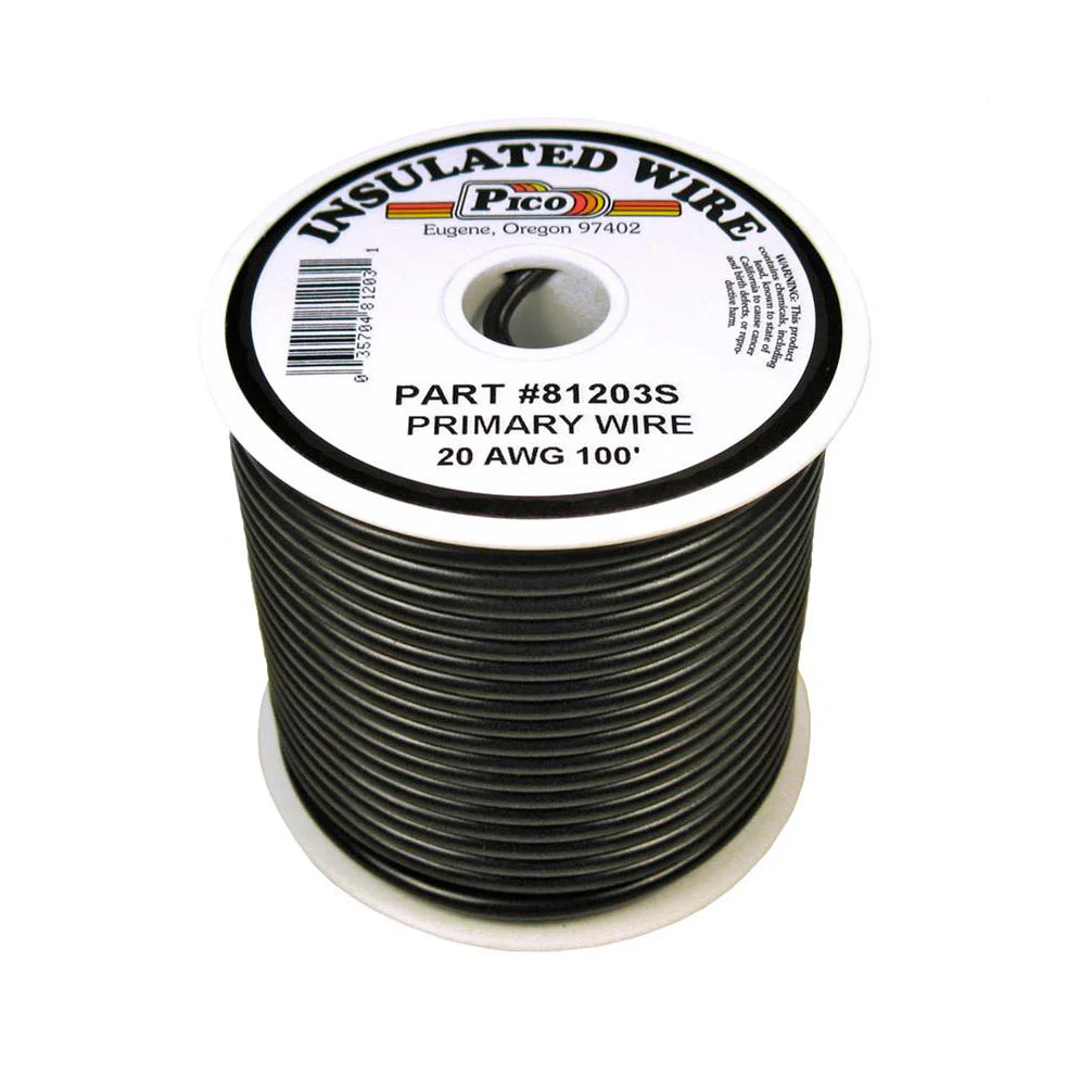 20ga Primary Wire Black
