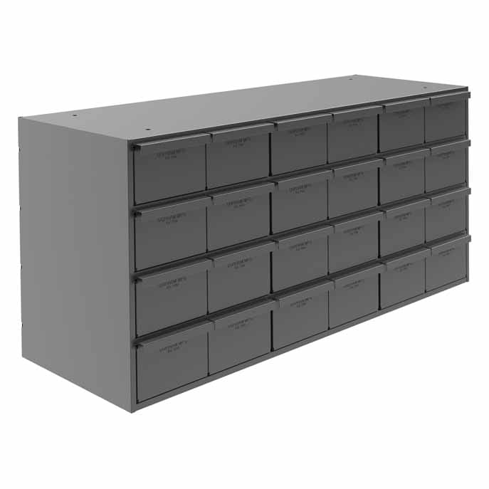 Cabinet with 24 Drawers 11-5/8in Deep