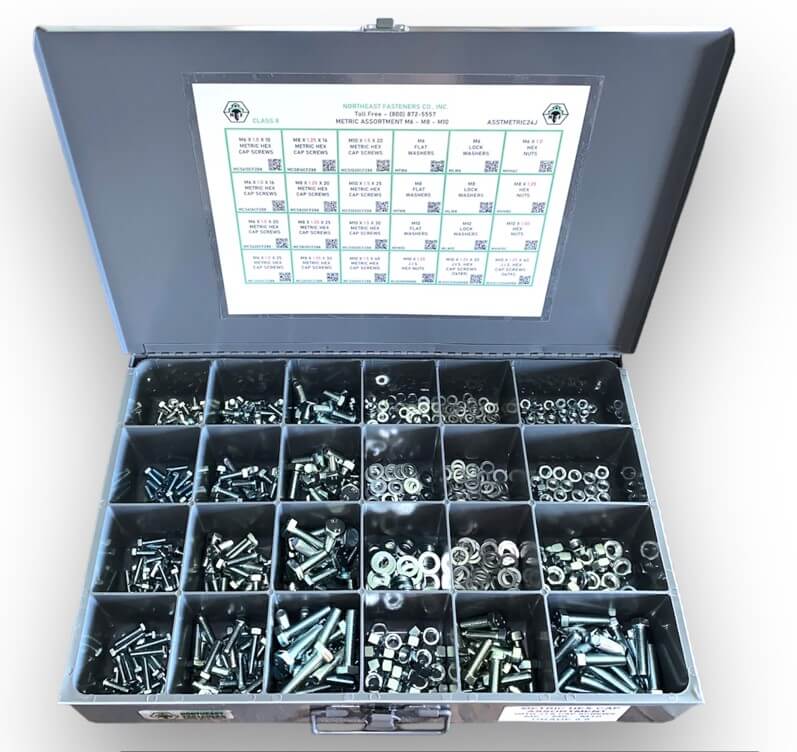 680 Piece Class 8.8 Cap Screw Assortment Starter Kit