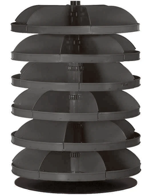 28in Revolving Rotabin with 6 Shelves